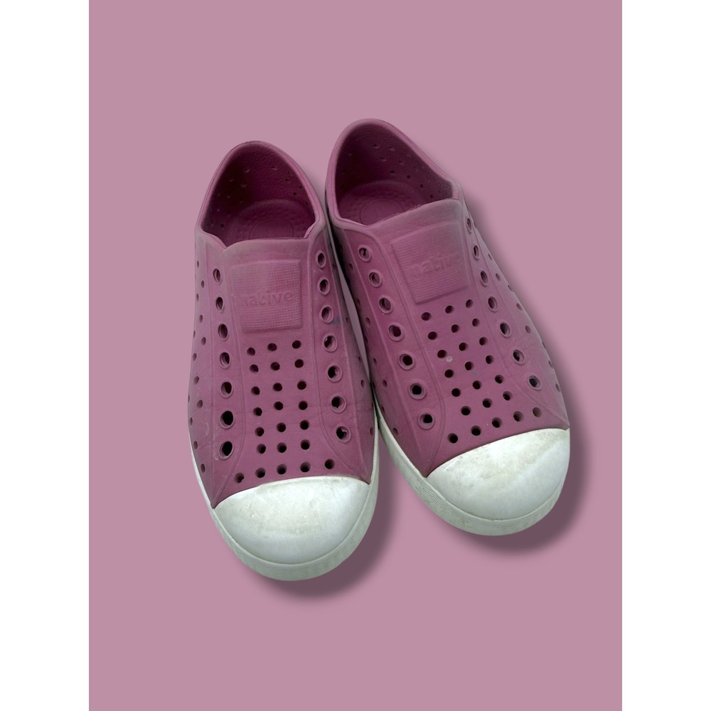 Native Jefferson Sugarlite Kids Shoes  Slip On Perforated Sneakers C11